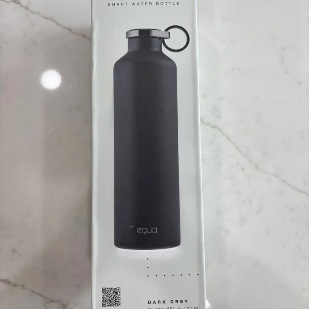 EQUA SMART water bottle (Dark Grey): New without tags